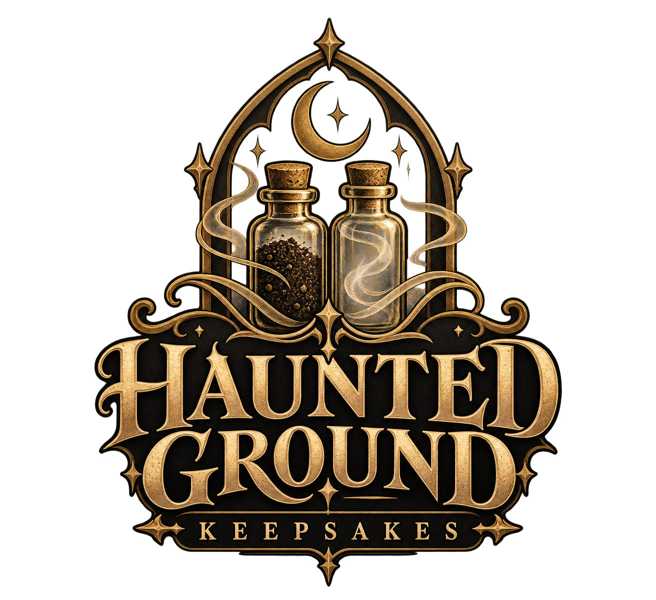 Haunted Ground Keepsakes logo